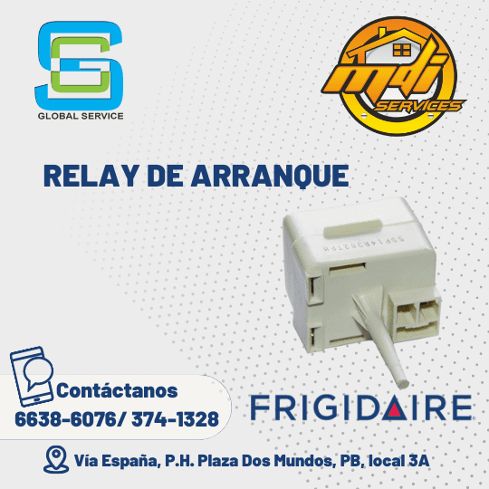 RELAY START ARRANQUE NEVERA FRIGIDAIRE 241707701